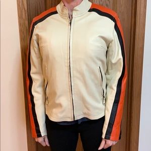 Hot leathers ladies large vest lined biker jacket